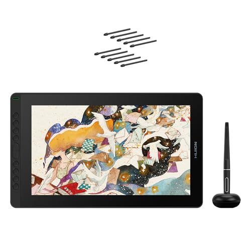 Amazon.co.jp: HUION 液タブ 液晶ペンタブレット Kamvas 16(2021) 15.6