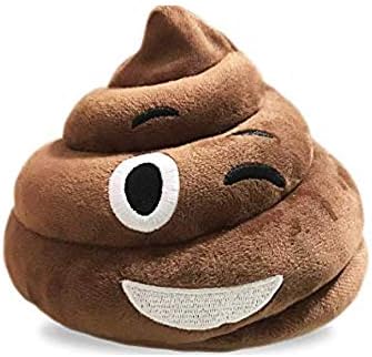 poop emoji dog toy