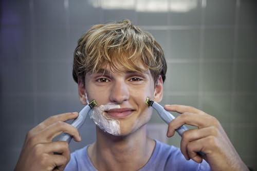 Image of Philips OneBlade First Shave, Teen Hybrid Electric Shaving System, (Gray)