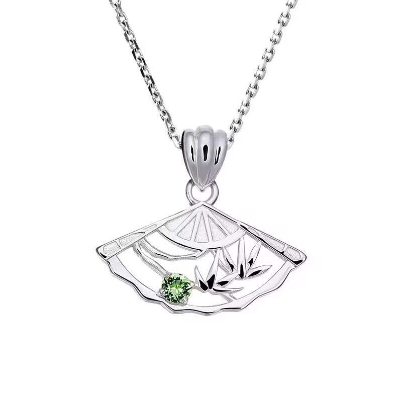 The Scum Villain's Self-Saving System Necklace Shen QingQiu Silver Pendant Ren Zha Fanpai Zijiu Xitong Merch