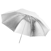 Parapluie Reflex Walimex Pro Noir/Blanc 84cm - Photo Studio Réfléchissant