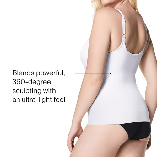 Image of SPANXsculpt Power Series Cami - Camisole Shapewear for Women - Adjustable Straps - V Neck - Soft, Seamless Cami