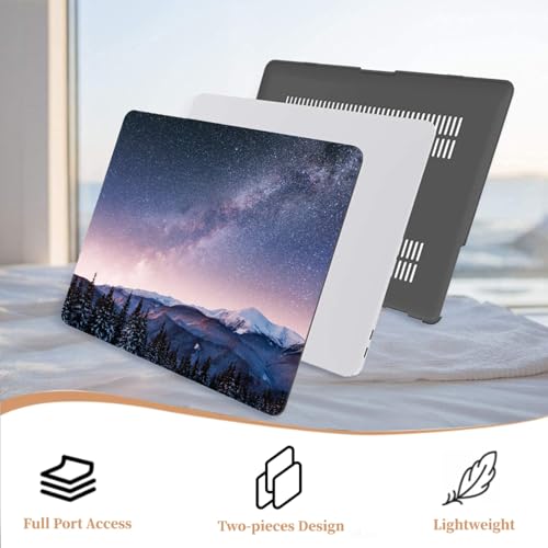 Funda para MacBook Pro 16 M4 M3 M2 M1 carcasa rígida con protector de teclado galaxia 5