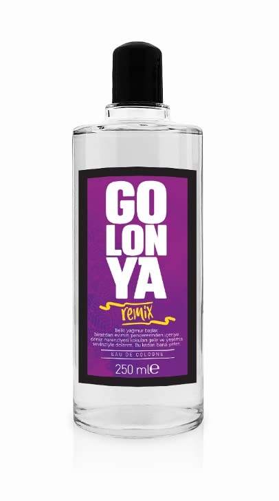 Golonya - REMIX - Botella de agua de colonia, Kolonya 250 ml -...