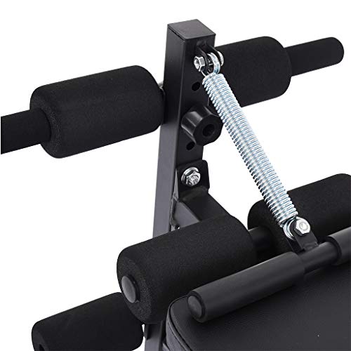 Multi-Workout Bench, Adjustable Foldable Bench, Weightlifting Strength Training Sit Up Bench Folding Supine Board, Incline Abs Bench for Full Body Exercise Bench (From US. 450Lbs, 56 x 31 x 16 Inches)