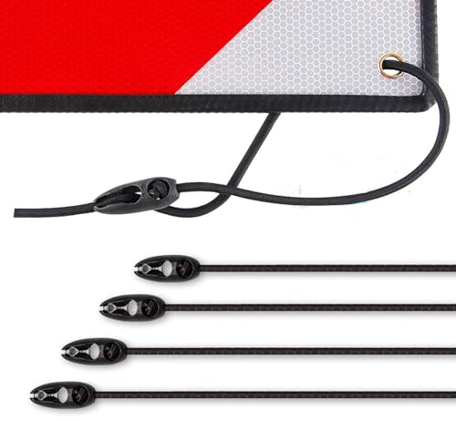 Gepäckspanner für Warntafel Italien und Spanien, 4 Stück 60cm...