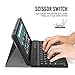 immagine 5MoKo Kindle Fire 7 Tablet (9th Generation - 2019 Release Custodia, Tastiera Bluetooth Senza fili QWERTY (Versione Americana) Custodia per Kindle Fire 7 Tablet (7