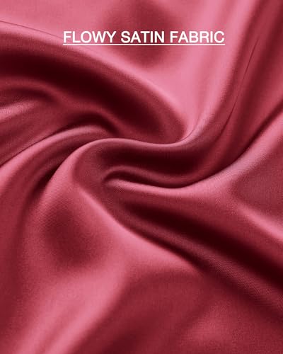 Image of BTFBM 2026 Summer Womens Skirts Silk Elegant High Waist Flowy Long Satin A-Line Midi Skirt Cocktail Wedding Party