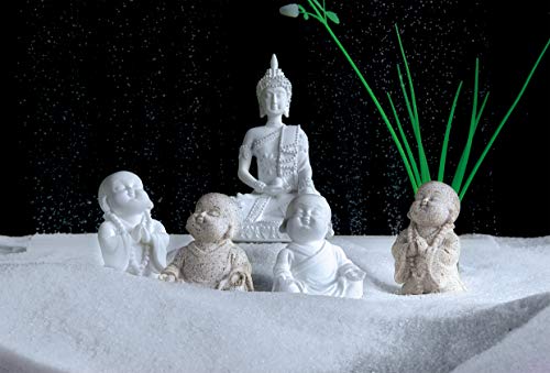Estatua Buda Minimalista en Resina 11 cm miniatura 6