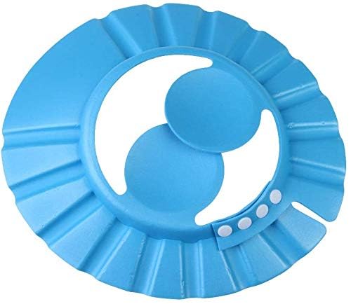 Soft Adjustable Visor Shampoo Shower Bath Cap for Baby Toddler Kids and Children Safe Bathing Protection Hat for Hair Washing Shower and Bath Time Use-image-44