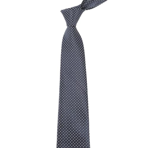 Corbata para hombre formal de moda invierno blanca