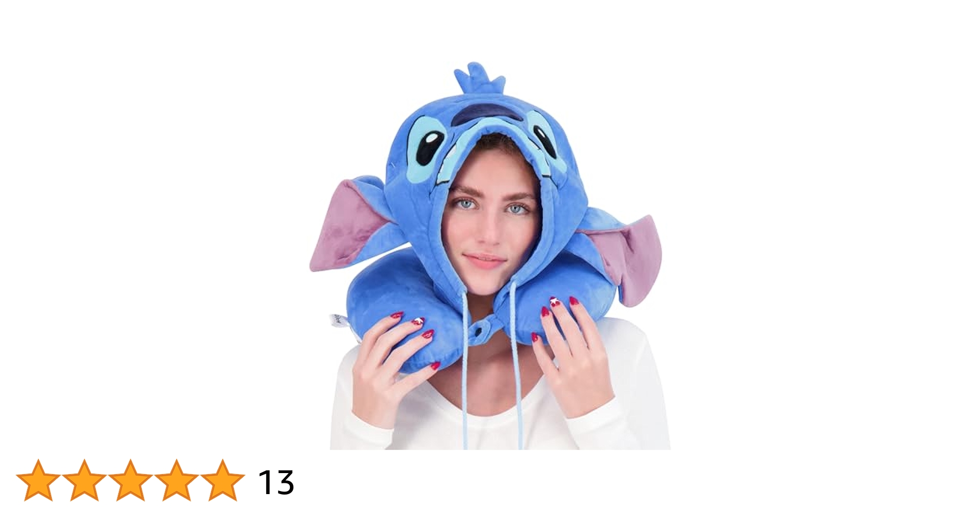 Disney スティッチ　フード付きネックピロー＆ペットボトルカバー Disney スティッチ フード付きネックピロー＆ペットボトルカバー