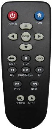 HCDZ Universal Replacement Remote Control Fit for WD TV Western Digital WD00AVP WD00AVN Steaming Live WDTV Media Player