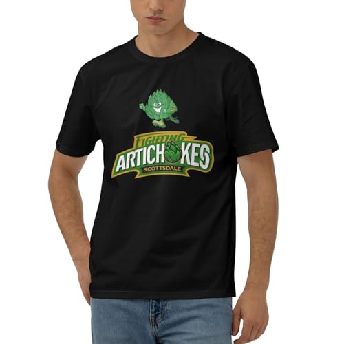 Scottsdale A Community College Logo T-Shirt Men's Classic Basic Homecoming Basic Spring Short Sleeve Tops-