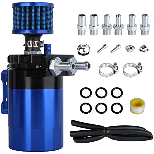 Recuperateur d'huile 300ml universel avec reservoir alu compact et filtre de carter