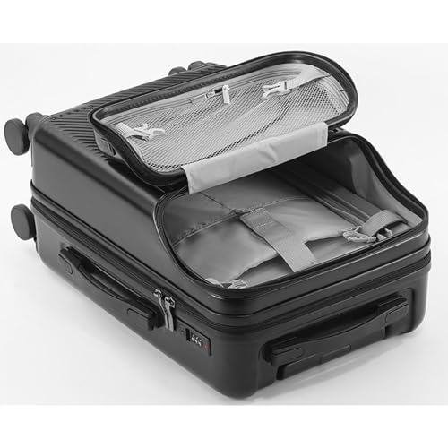 Alloy Frame Suitcase, Smooth Universal Wheel Dry and Wet Separation Suitcase for Travel and Business Trips,Red-20 inches3