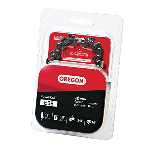 Chaîne Oregon E68 PowerCut pour tronçonneuse guide 45 cm compatible Husqvarna et Dolmar