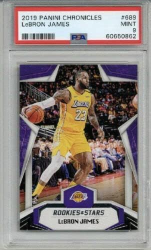 2018 PANINI CHRONICLES #689 LEBRON JAMES BASKETBALL CARD LEGEND PSA 9