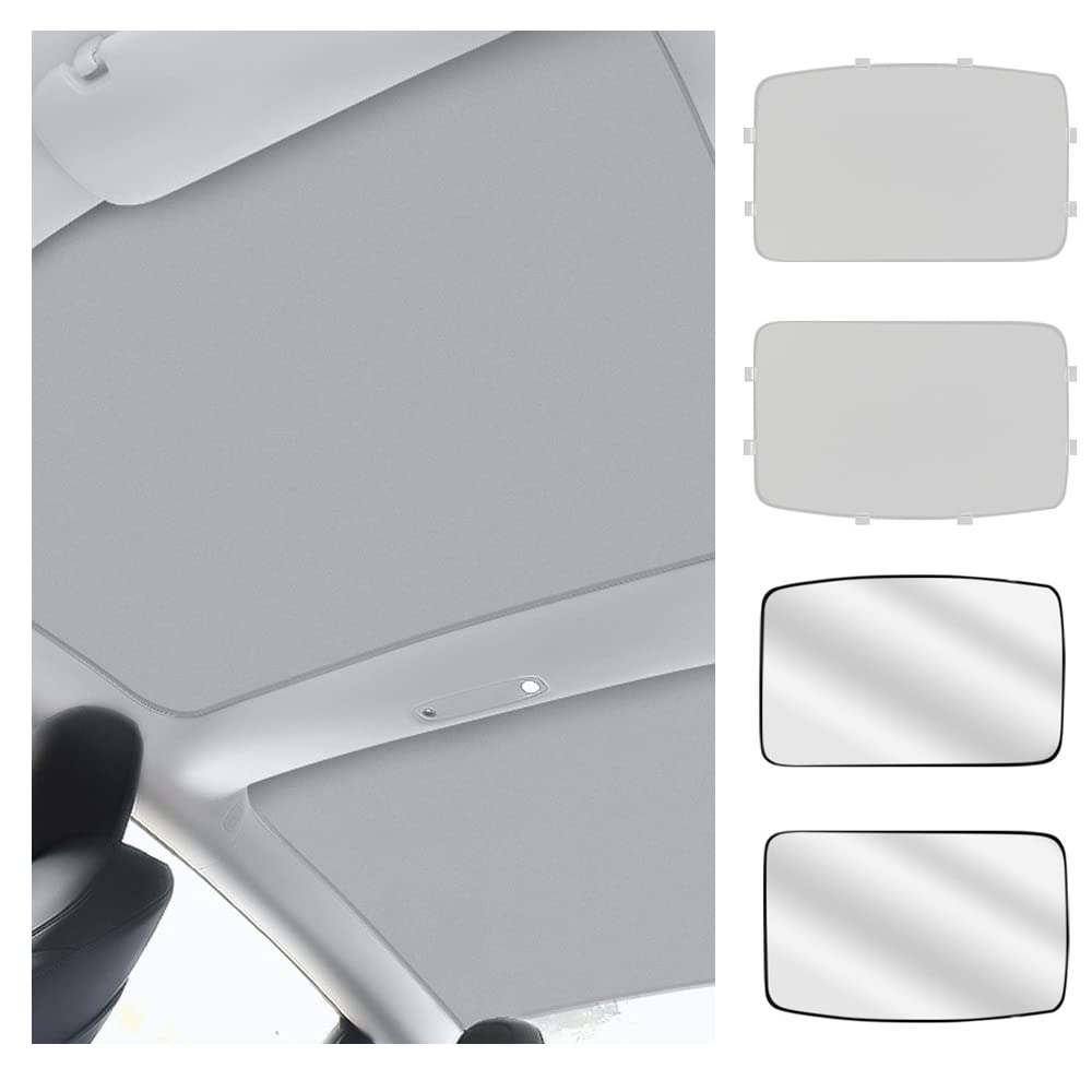 Amazon | テスラ専用 ガラスルーフサンシェード 2点セット モデル3