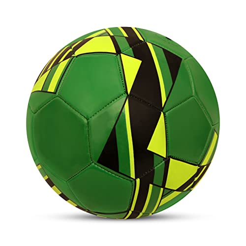 Image of Nivia 1021YL Blade Machine Stitched PVC Football, Size 5 (Green)