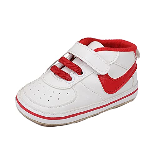 Image of Clowora Unsex Baby Shoes Boys Girls Infant Sneakers Non-Slip Soft Rubber Sole Toddler Crib First Walker Lightweight Shoes