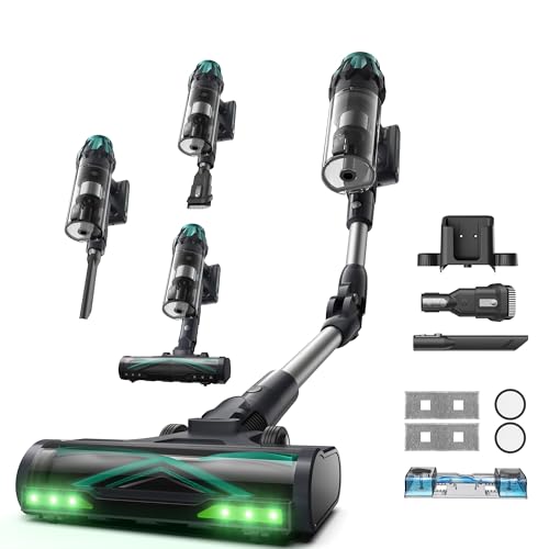 Vexilar V15Max Akku Staubsauger mit Wischfunktion, 55KPa...