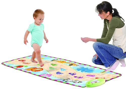 Alfombra Musical para Bebé 12 Huellas de Colores con Sonidos Dife...