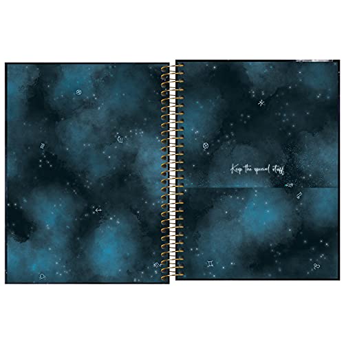 Planner Espiral 17,7 x 24 cm Magic 2022 - Estampa Branca com signos - Tilibra