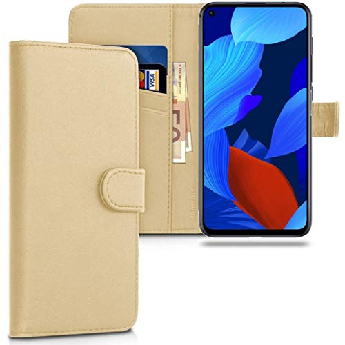 iPOMCASE Coque Portefeuille pour Nova 5T, Doré - Image 2