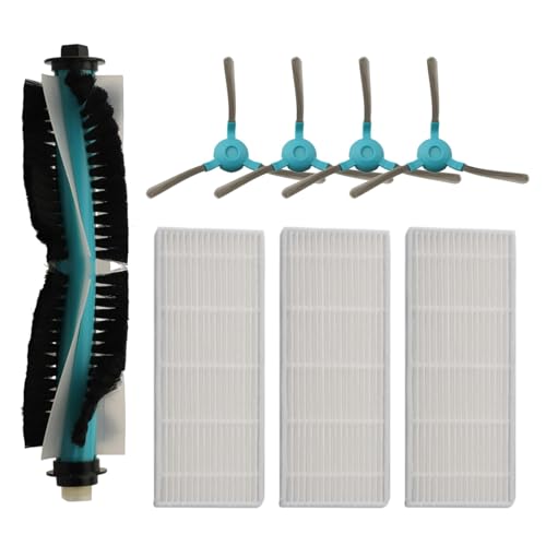 Kit de repuesto de filtro de cepillo lateral principal, piezas de repuesto para robot aspirador, compatible con modelos Conga 1290 1390 1490 1590