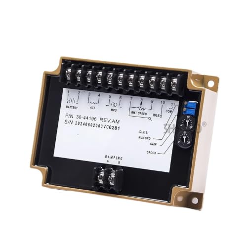 Controlador 3044196 de velocidad de motor para alternador eléctrico y generador