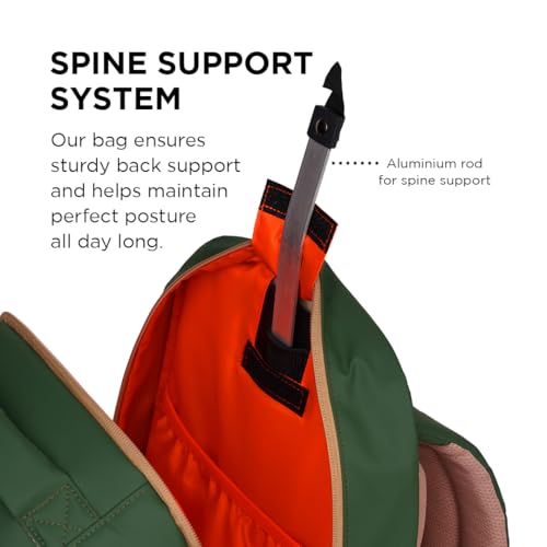 Image of Ergo43 Classic Ergonomic School Bag | Posture & Spine Support, Lumbar Padding, Lightweight | 34L Daily School Backpack
