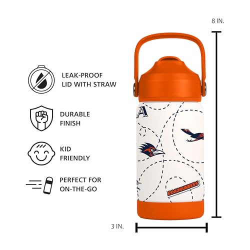Image of Logo Brands NCAA Mascot Stainless-Steel Kids Bottle -Soft Silicone Mouthpiece, Easy To Carry, Kid-Friendly Design- Great For School & On-The-Go