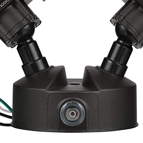 Good Earth Lighting Led Security Flood Light, 2100 Lumens, 5000K, Dusk To Dawn Flood Light, Manual Override, 50,000 Hours, Direct Wire, Weatherproof, Etl & Energy Star Certified, Bronze Finish (Se1093-Bp2-01Lf0-G) #TOP4