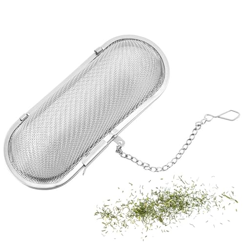 Miawtro Tea Infuser, 304 Stainless Steel Herb Spices Infuser Tea Infuser for Loose Tea with Chain, Tea Leaf Infuser, Loose Tea Strainer for Teapots
