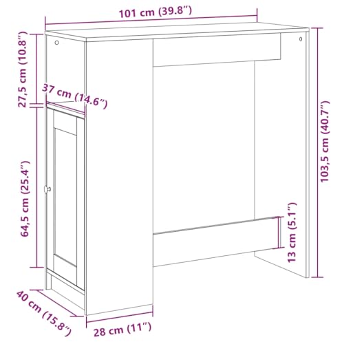 Table d'appoint haute stable et robuste contre le manque de place salon - 4