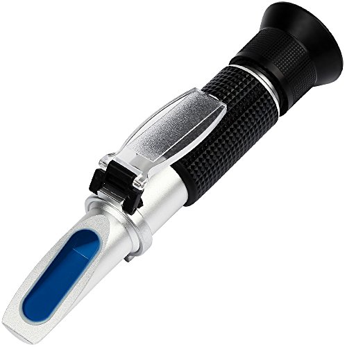 Anpro Brix Refractometer for Homebrew, Beer Wort Refractometer Dual Scale Specific Gravity 1.000-1.120