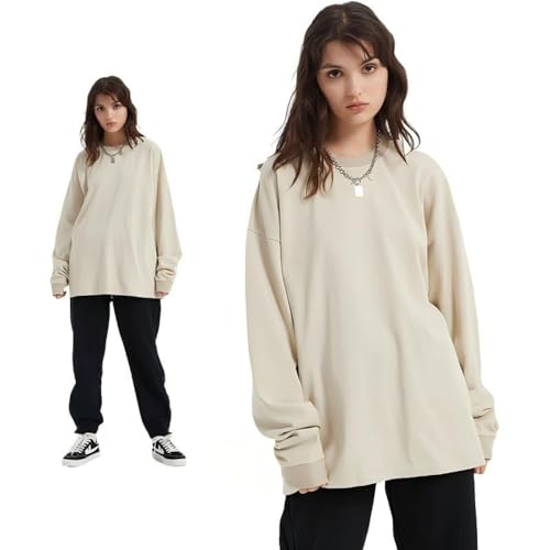 T-shirt lourd 310g vintage à manches longues pour homme, une matière premium au tombé parfait