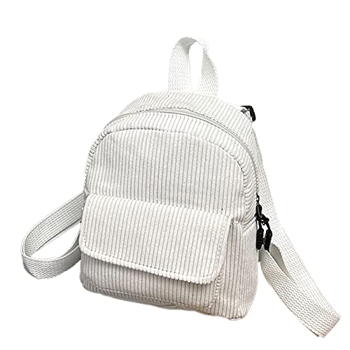 2022 Fashion Simple Velvet Solid Backpack Corduroy Backpack Belt Bag for Women Men