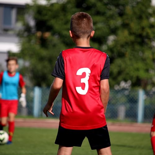 4-Pack Boy's Athletic Shorts Elastic Waistband Quick Dry Youth Basketball Shorts with Pockets (Ages 7-15)2