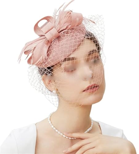 Diadema tocado para fiesta de té cómoda que no se cae 6
