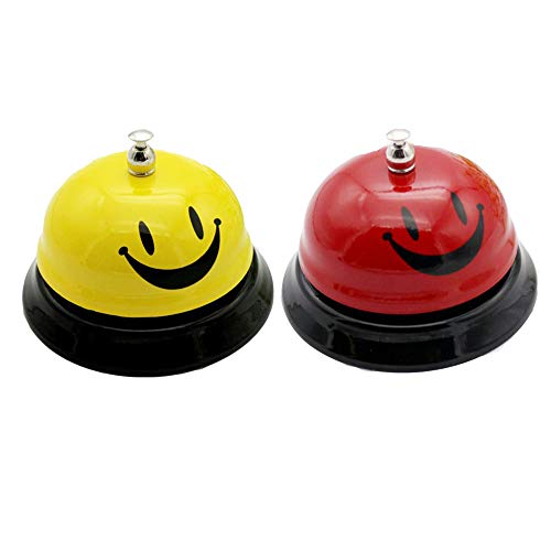 Schneespitze 2pcs Timbre De Servicio,Timbre de Recepción Llamada Timbre De Cocina Modo...