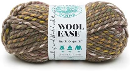 Lion Brand Yarn Company 1-Piece Wool-Ease Thick and Quick, Denim, one Size, 640-114B