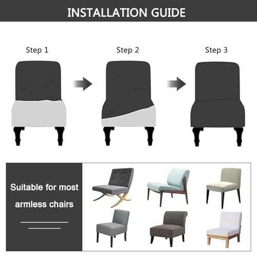 Housse de chaise extensible pour rénover facilement vos assises noires