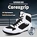 Wrestling Shoes Men Boxing Shoes for Men Pro Wrestling Boots High Top Fitness Weightlifting Powerlifting Shoes Black/White
