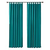 Funktion - Die Verdunkelungsvorhänge könne auch die indiskrete Blicke isolieren, die einigen Außengeräusches minimieren.Deshalb kann man den privaten Raum genießen.Die blickdichte Vorhänge können das Licht aus Wohnzimmer, Schlafzimmer und Balkon usw. im Sommer und die Kälte im Winter reduzieren.