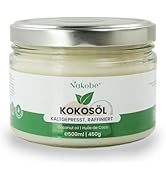 Nakobe Kokosolie, geraffineerd, koudgeperst, voor huid en haar, ontgeurd, 500 ml