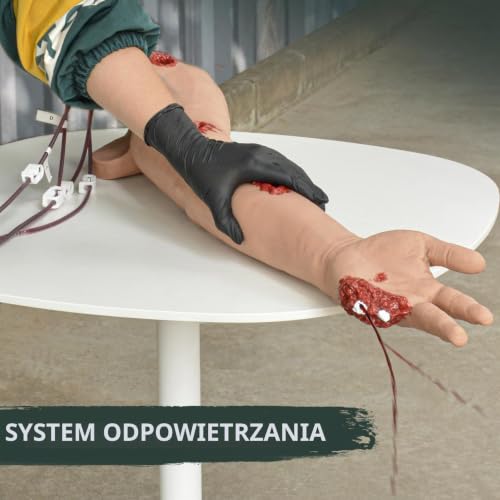 Trener ramion do owijania ran, symulator kontroli krwawienia do treningu opaski uciskowej i treningu zatrzymania krwawie