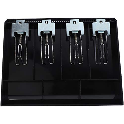 Swiixxer Clip de Caja Caja de Caja Registradora Nueva Tienda de ClasificacióN Caja de Cajones de Monedas Bandeja de Cajones Caja de