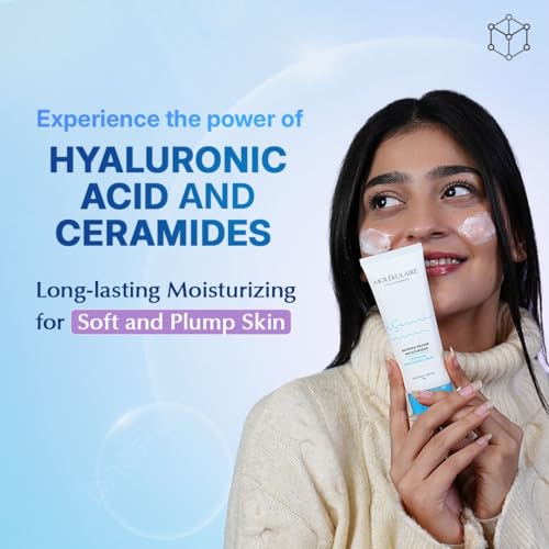 Image of Molekulaire Atopycera Barrier Repair Moisturizer | 5 Ceramides & Hyaluronic Acid | Fragrance-Free Face Moisturizer for long lasting hydration|Non-Sticky & Fast Absorbing | Daily Use For All Skin Types | 50g